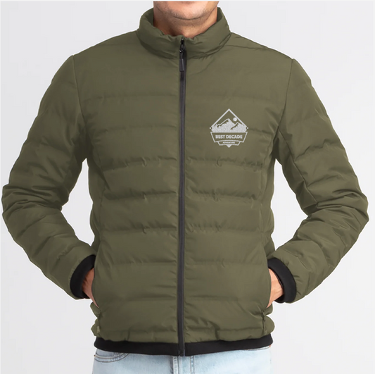 Mens Best Decade Puffy Jacket- Olive